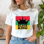 Black King Crown DTF Transfer