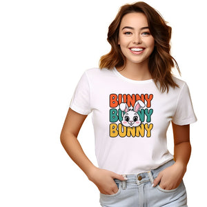 Bunny Bunny Bunny Face DTF Transfer