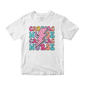 Cardiac Nurse Lightning Bolt DTF Transfer