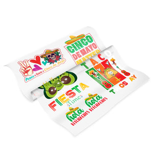 Cinco de Mayo Premade DTF Gang Sheet: Taco Tuesday Fiesta