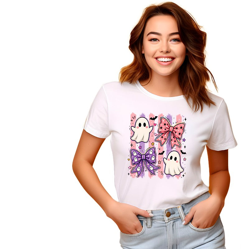 Cute Ghosts Bows Bats DTF Transfer