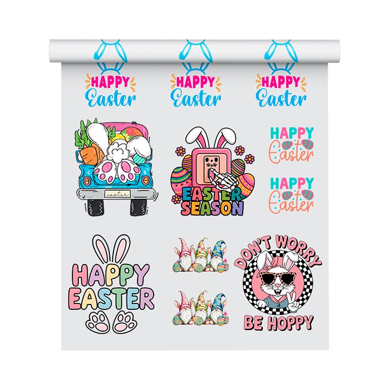 Easter Premade DTF Gang Sheet: Hoppy Easter Gnomes