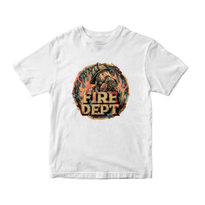 Fire Dept Firefighter Mask DTF Transfer