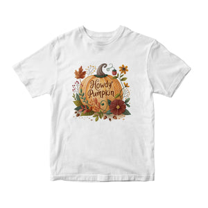 Howdy Pumpkin Fall Floral DTF Transfer