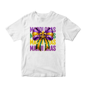 Mardi Gras Fleur-de-lis Bow DTF Transfer