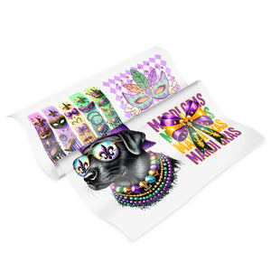 Mardi Gras Premade DTF Gang Sheet: Mardi Gras Masks