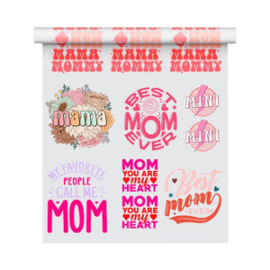 Mother's Day Premade DTF Gang Sheet: Retro Mama & Mini