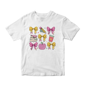 School Supplies Bows DTF Transfer