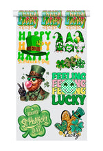 St Patrick's Day Premade DTF Gang Sheet: Lucky Gnomes & Shamrocks