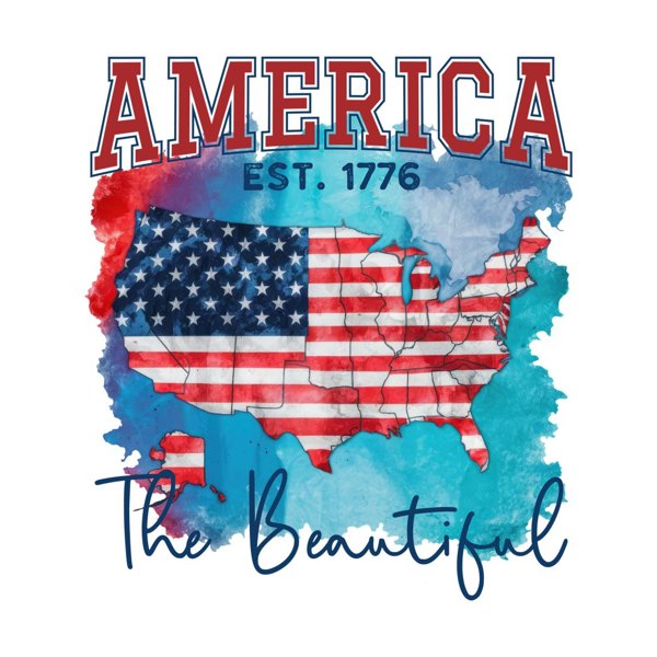 4th of July DTF transfer designs