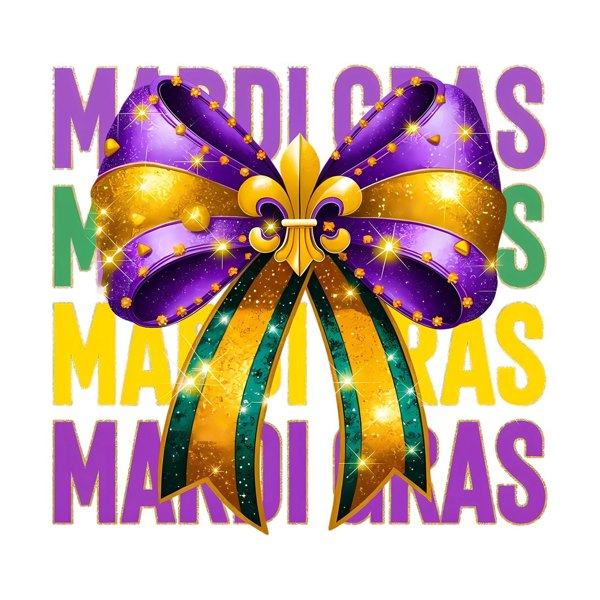 Mardi Gras DTF transfer designs