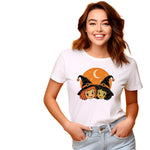 Two Witch Girls Moon DTF Transfer