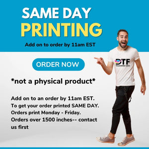Same Day DTF Printing Near Me|Rush Orders For DTF Gang Sheets