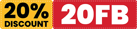 Coupon discount 20fb